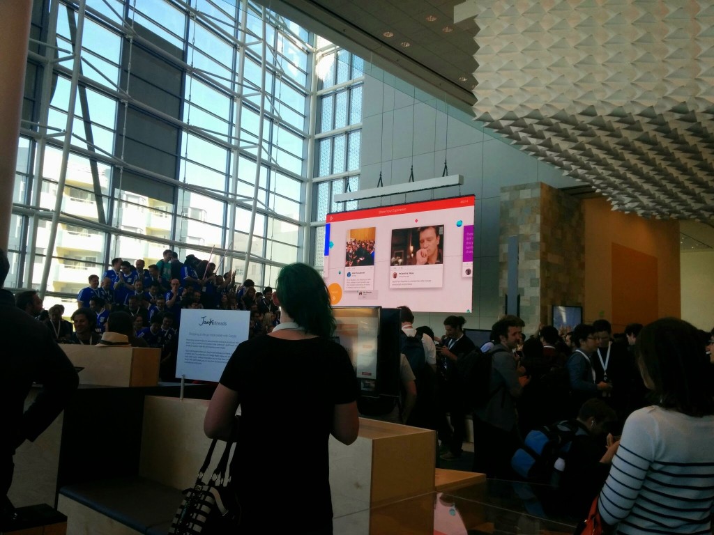 Inside the Moscone - last Day