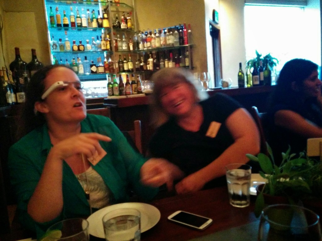 Women's Techmaker's Dinner (Linda Lawton on the left - awesome GDE!)