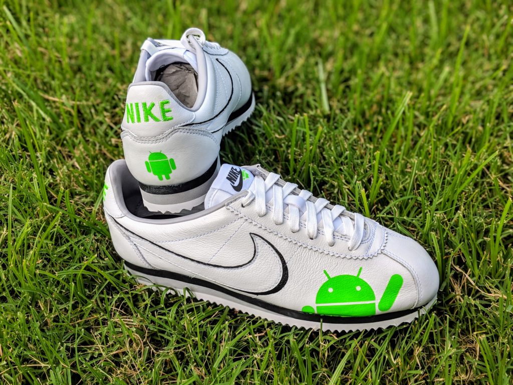 Oh Hai!” My Android x Nike Cortez custom sneakers. DIY resources – Stacy  Devino